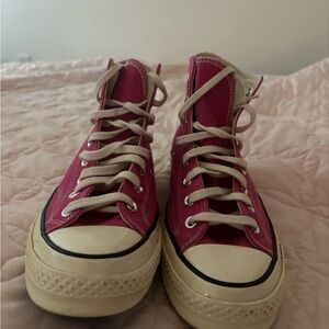 Converse Women's Fuchsia High-Top Sneakers